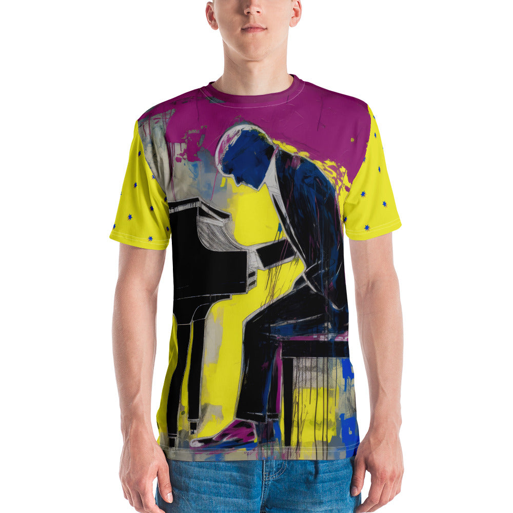 Abstract Elegance Men's Crew Neck T-Shirt