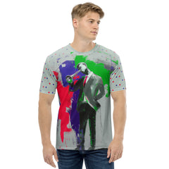 Contemporary Lines Men's Crew Neck T-Shirt