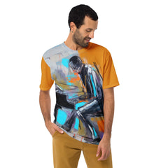 Subtle Abstract Men's Crew Neck T-Shirt