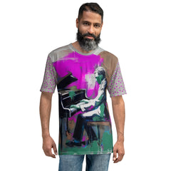 Serene Abstract Men's Crew Neck T-Shirt