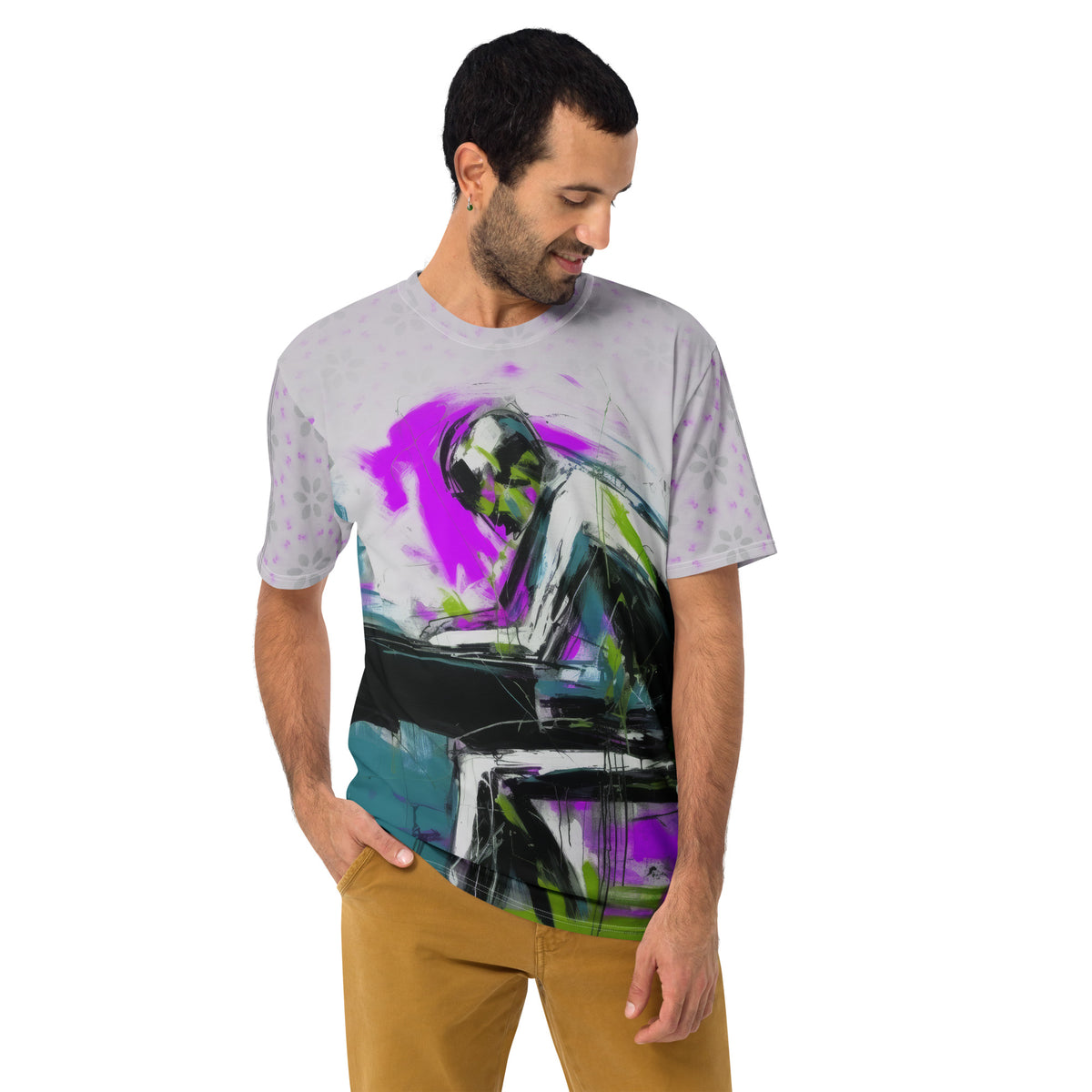 Elemental Abstract Men's Crew Neck T-Shirt