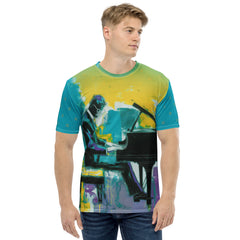 Contemporary Abstract Men's Crew Neck T-Shirt
