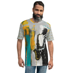 Cityscape Harmony All-Over Print Men's Crew Neck T-Shirt