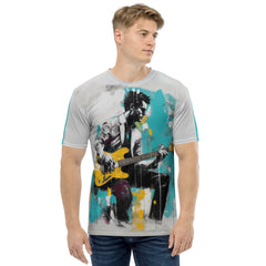 Cosmic Abstract Men's Crew Neck T-Shirt