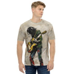 Minimalist Mosaic Men's Crew Neck T-Shirt