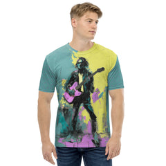 Arctic Abstract Men's Crew Neck T-Shirt