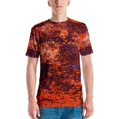 Rustic Elegance All-Over Print Men's Crew Neck