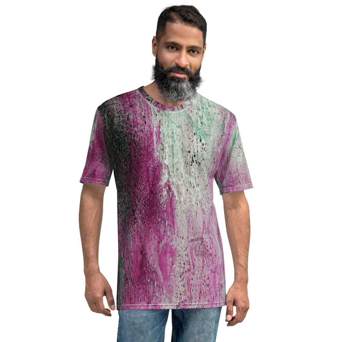 Weathered Wood Men's Crew Neck T-Shirt