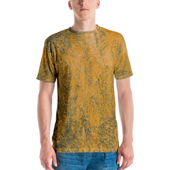 Distressed Denim Men's Crew Neck T-Shirt