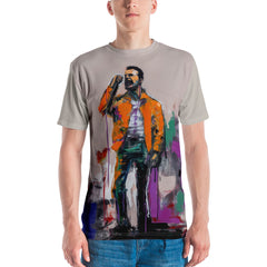 Sculpted Forms All-Over Print Men's Crew Neck T-Shirt