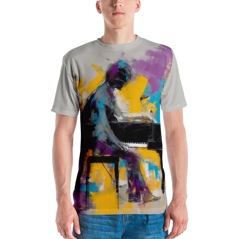 Serenity in Simplicity All-Over Print Men's Crew Neck T-Shirt