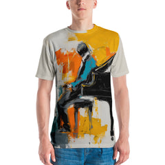 Abstract Oasis Minimalist Men's Crew Neck T-Shirt