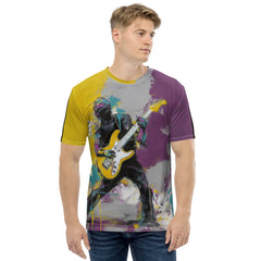 Elegance in Simplicity Abstract Men's Crew Neck T-Shirt