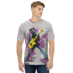 Cosmic Connection Abstract Men's Crew Neck T-Shirt