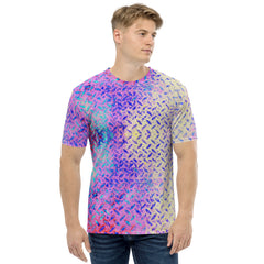 Silk Serenity Texture Men's Crewneck Tee