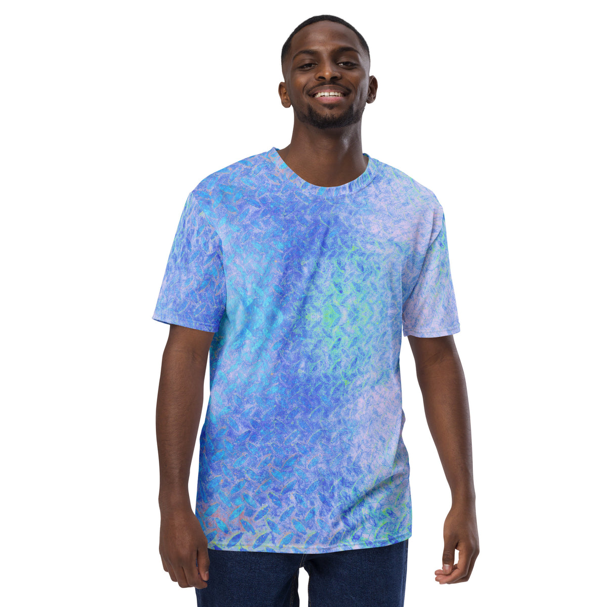 Plush Pace Texture Men's Crewneck Tee