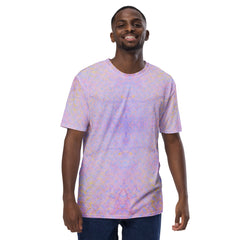 Sateen Stride Texture Men's Crewneck Tee