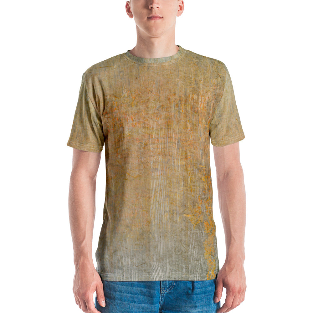 Bamboo Bound Texture Men's Crew Neck T-Shirt