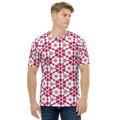 Kaleidoscope Mosaic Men's Crew Neck T-Shirt