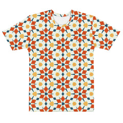 Vibrant Kaleidoscope Men's Crew Neck T-Shirt