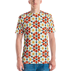 Vibrant Kaleidoscope Men's Crew Neck T-Shirt