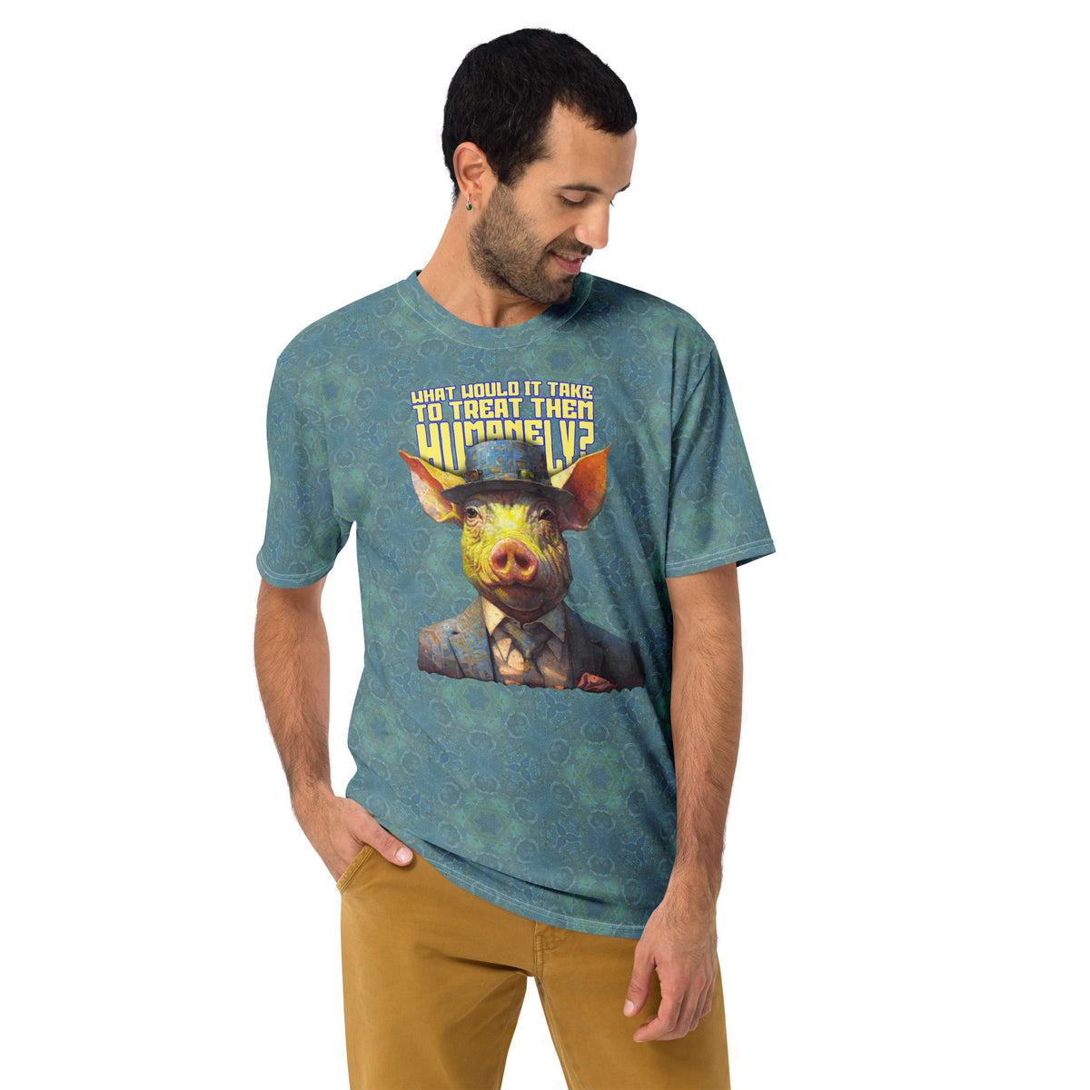 Dapper Boar Men's Crew Neck T-Shirt