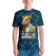 Dynamic Piggy Men's Crew Neck T-Shirt