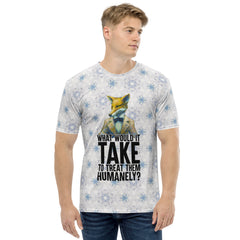 Gracious Giraffe Scholar All-Over Print Men's T-Shirt