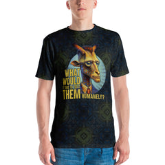 Dreamy Deer Stargazer All-Over Print Men's T-Shirt