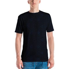 Digital Pixel Fusion Men's Crew Neck T-Shirt