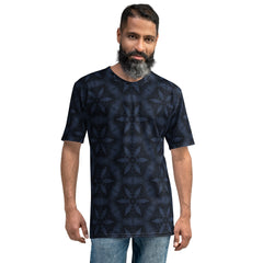 Cyberpunk Neon Lights Men's Crew Neck T-Shirt