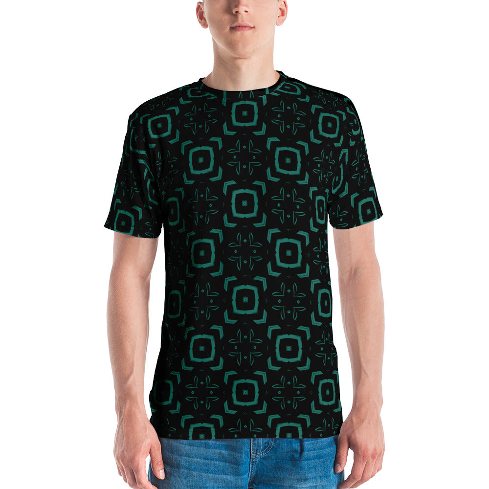 Mountain Ascent All-Over Print Men's Crew Neck T-Shirt