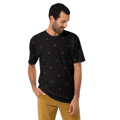 Vibrant Vortex All-Over Print Men's Crew Neck T-Shirt