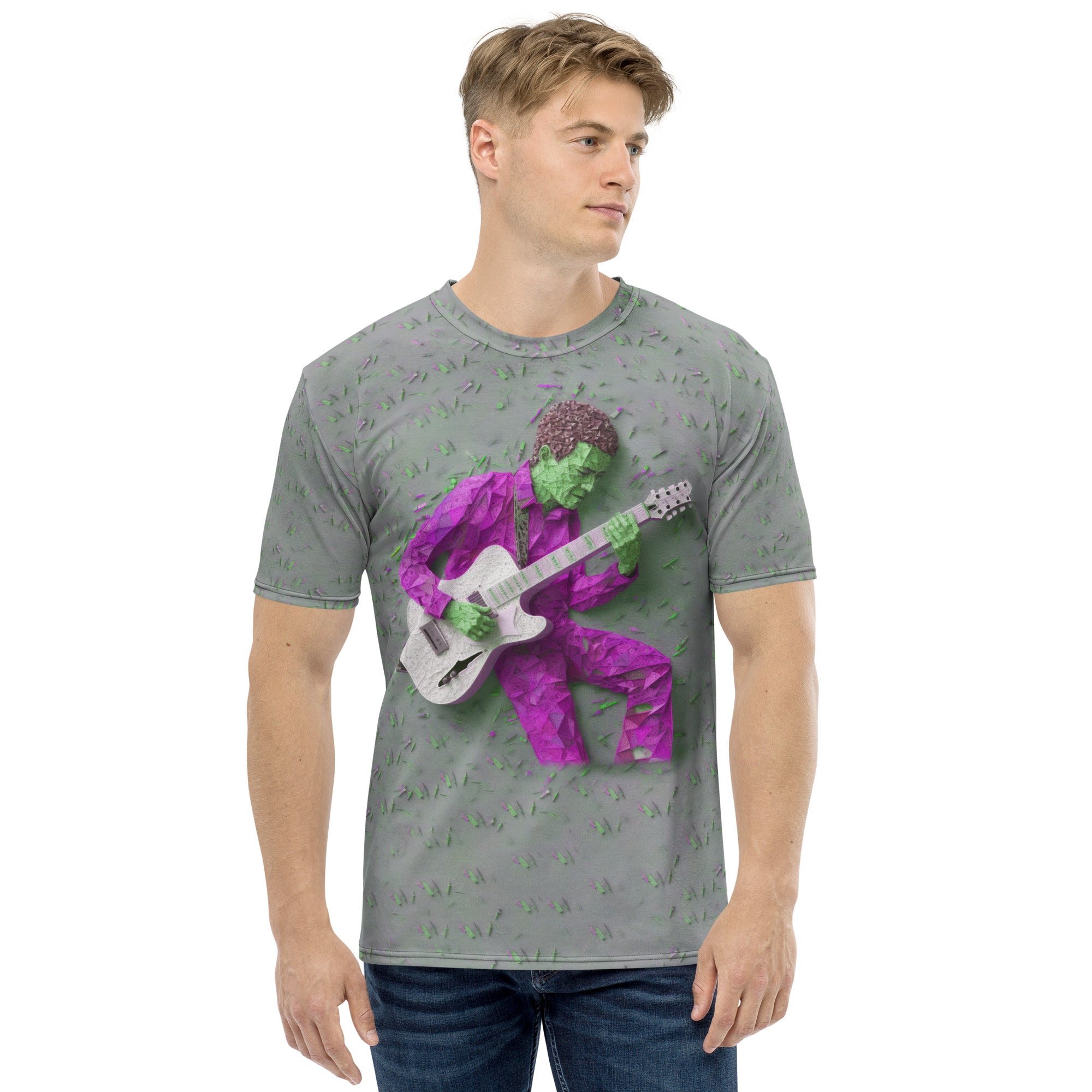 Stylish Crew Neck T-Shirt for Music Lovers