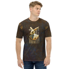 Climbing Goat Mountain graphic tee for men.