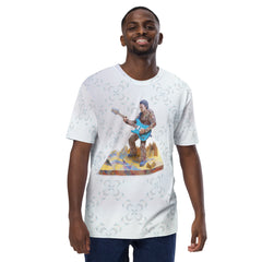 Koi Harmony men's t-shirt with crew neck design in soft fabric.