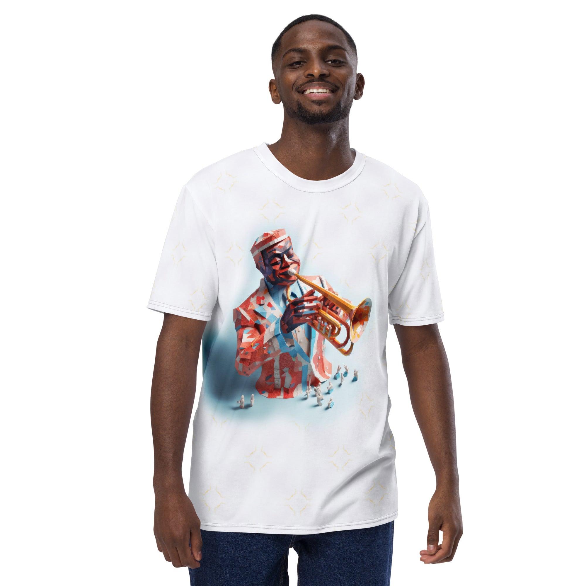 Casual wear Men's T-Shirt featuring Nebula Origami artwork.