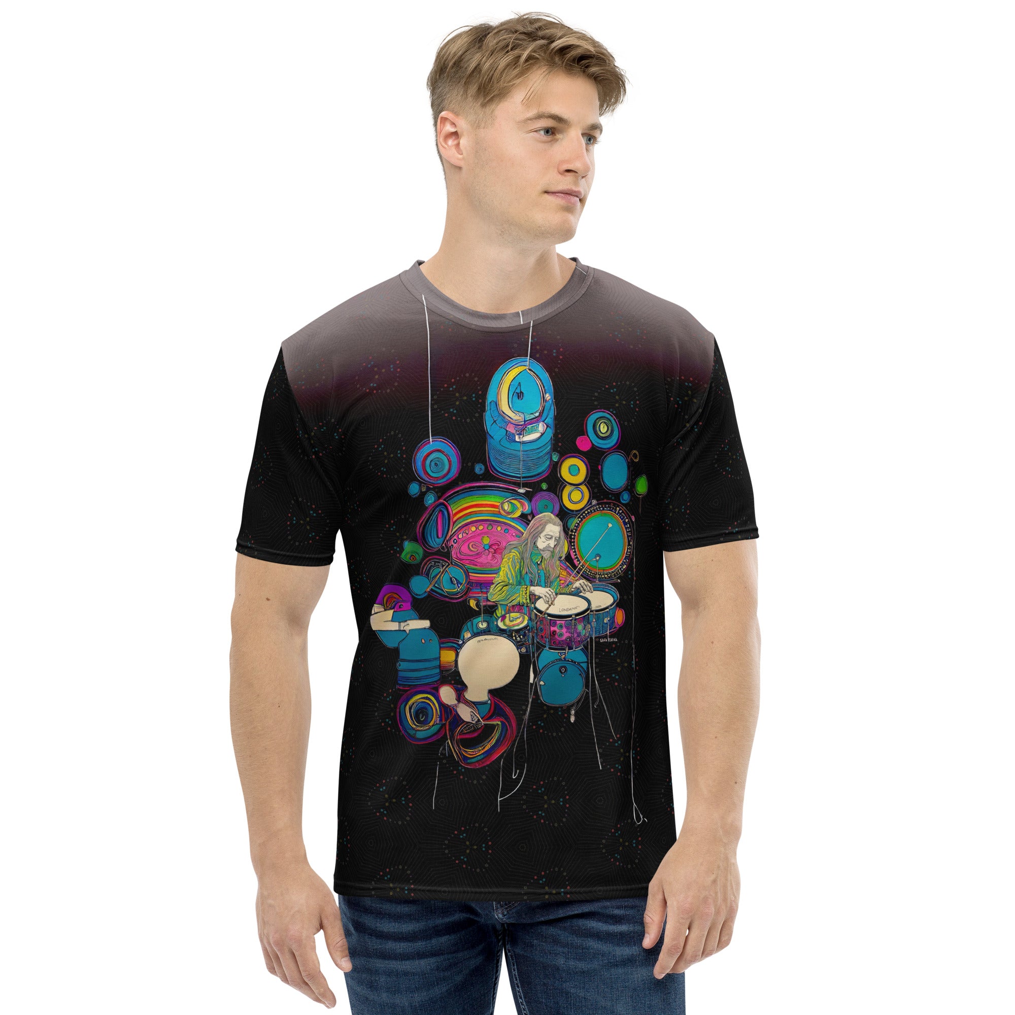 Groovy Garden Men's Crewneck Tee front view