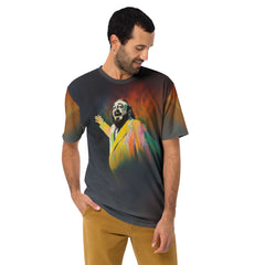 Front view of Botanical Beauty Men's Crewneck Tee