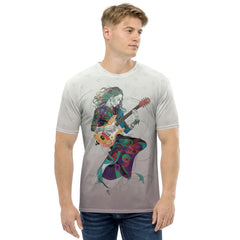 Ethereal Blossom Men's Tee with floral design