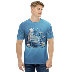 Kirigram Kite Flight Men's Crew Neck T-Shirt front view.