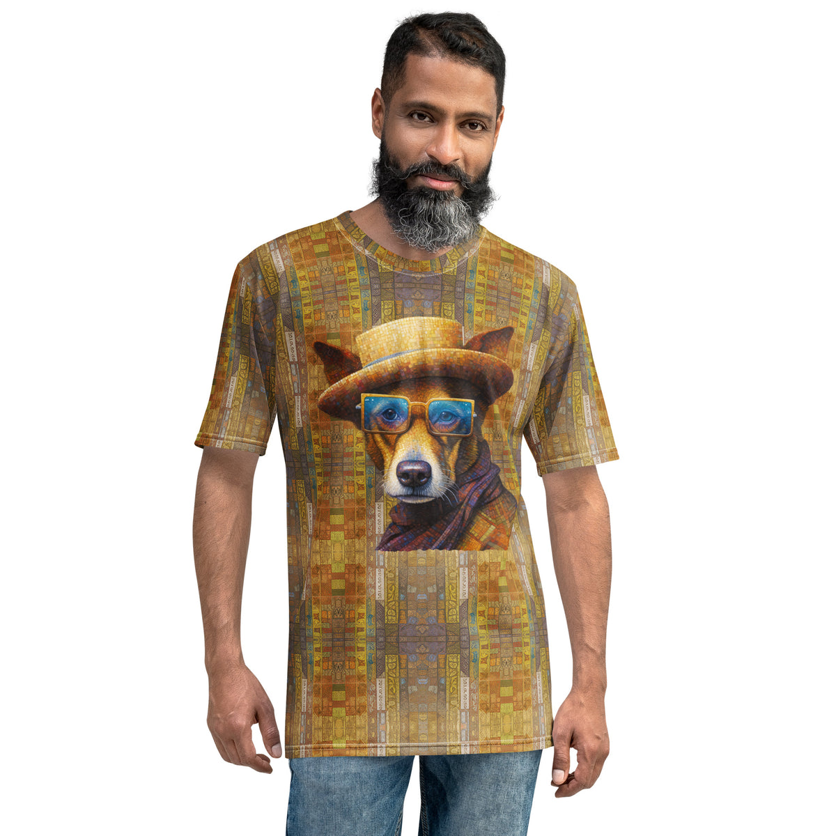 Loyal Companions printed men's crewneck t-shirt full view