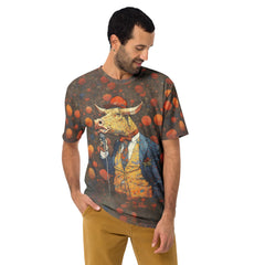 Majestic Buffalo printed men's crewneck tee