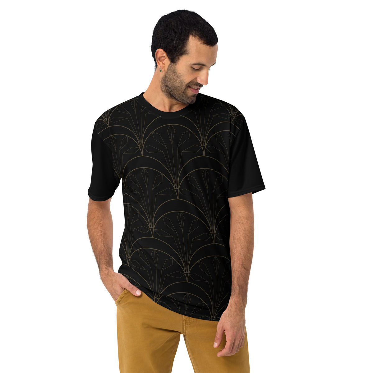 Tribal Energy Men's T-shirt in vibrant pattern