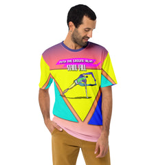 Mindful Mandala Men's Crew Neck T-Shirt front view.