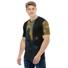 NS-820 Men's T-Shirt laid flat to highlight the tee's cut and style