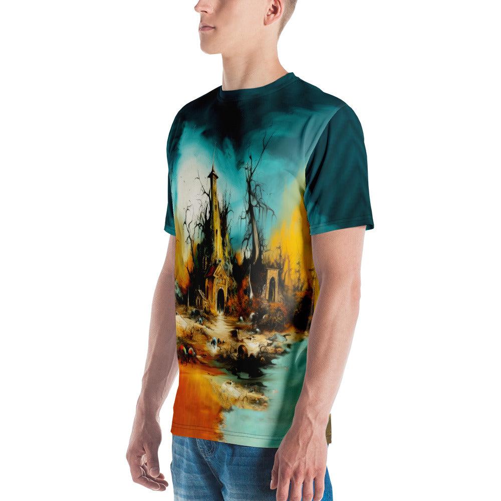 Halloween Haunt All Over Print Men's Crew Neck Tee Embrace The Spooky Season - Beyond T-shirts