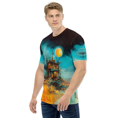 Men's Wicked All-Over Print Crew Neck Tee Tap into the Dark Magic - Beyond T-shirts