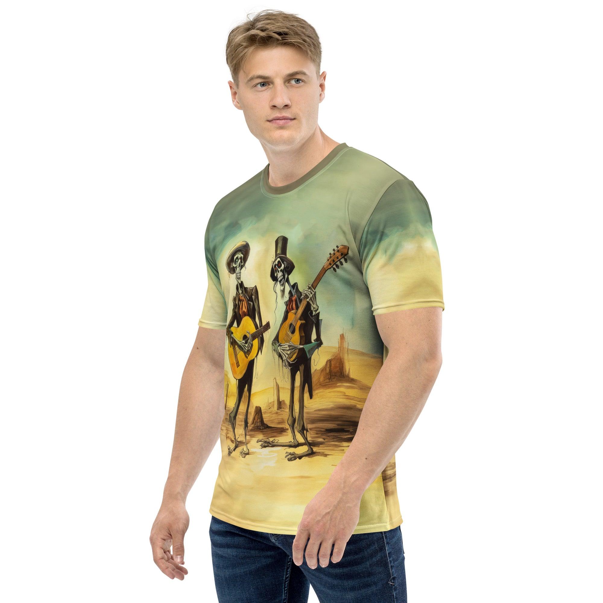 Men's Creepy Crawlers All Over Print Crew Neck Tee Unveil The Night's Secrets - Beyond T-shirts