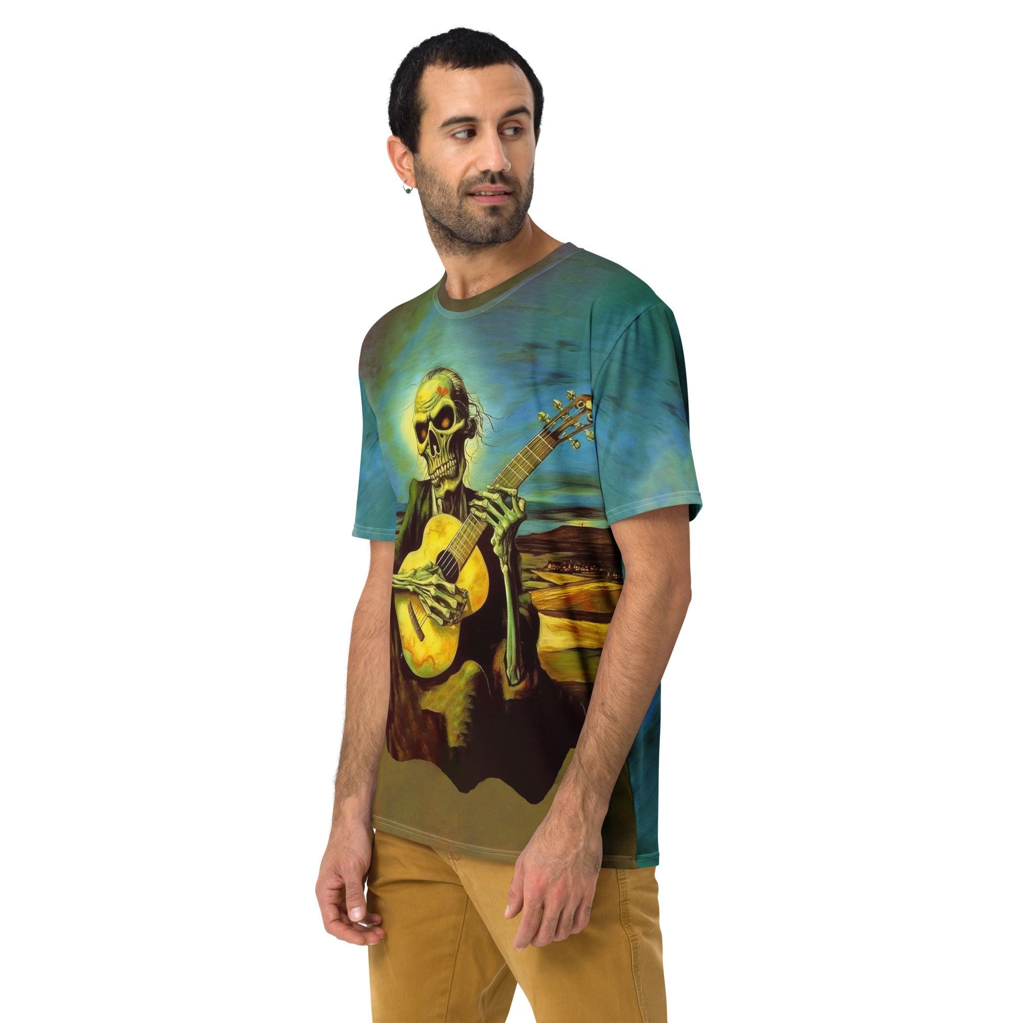 Men's Phantom Parade All Over Print Crew Neck Tee Join The Haunting Spectacle - Beyond T-shirts